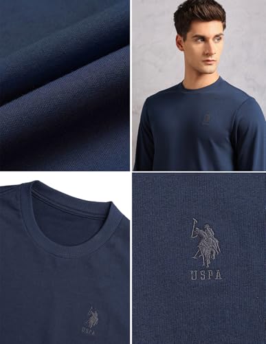 Image of U.S. Polo ASSN. Men's OEE14 Comfort Fit Solid Lounge T-Shirt