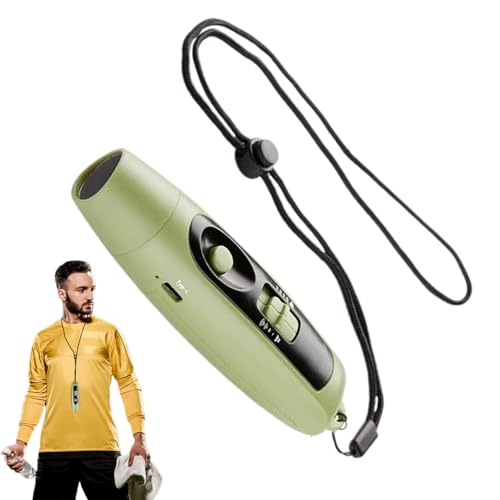 Sifflet électronique rechargeable USB avec 3 sons réglables et cordon