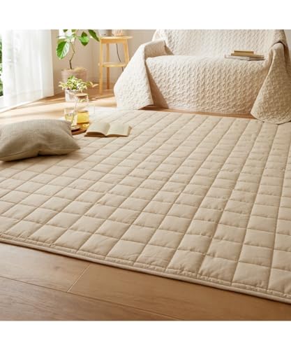 [�j�b�Z��] ���O �􂦂�L���g�b�����V���[�Y �x�[�W�� ��90×130(5mm)