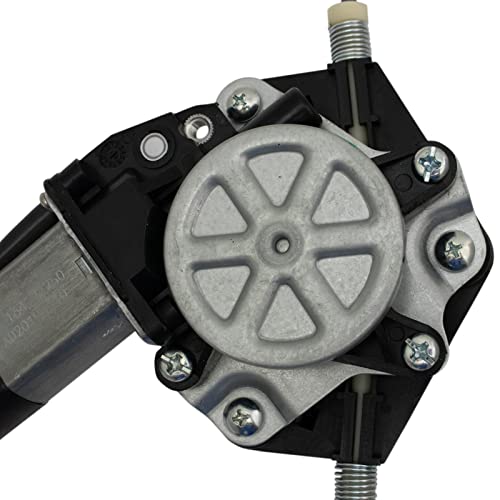 Image of TRQ Rear Driver Side Power Window Motor and Regulator Assembly Power Compatible with 06-12 Ford Fusion 06-11 Mercury Milan 06 Lincoln Zephyr 07-12 MKZ