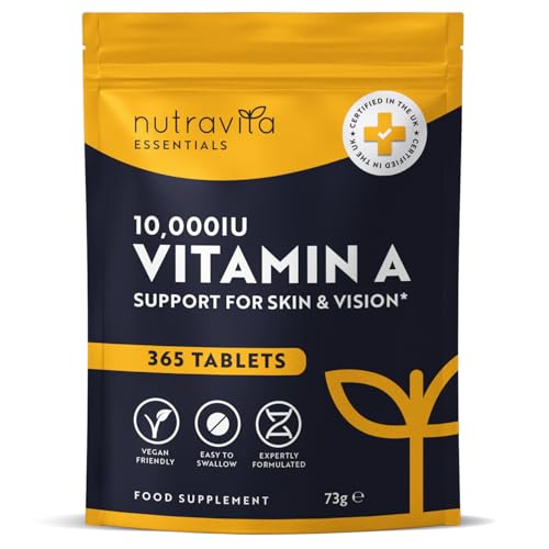Nutravita Vitamin A Tablets 10,000 IU - 365 Count