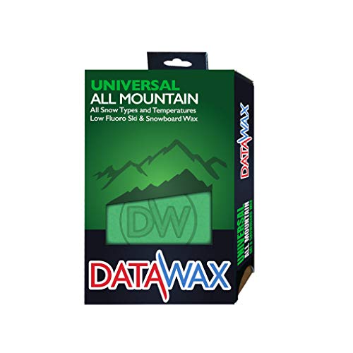 DataWax Universel All Mountain Cire de Ski Unisexe, Vert, 110g