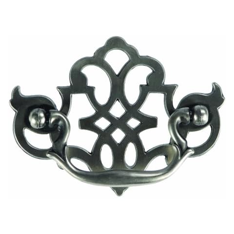 Hickory Hardware 3-Inch Silver Stone Cabinet Pull Cover