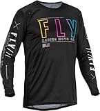 Fly Racing 2023 Adult Lite Jersey (Black/Sunset, Medium)