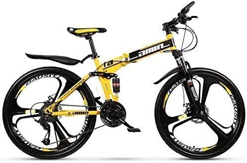 Bicicleta MTB plegable de 27 pulgadas, bicicleta juvenil y de adultos con velocidad