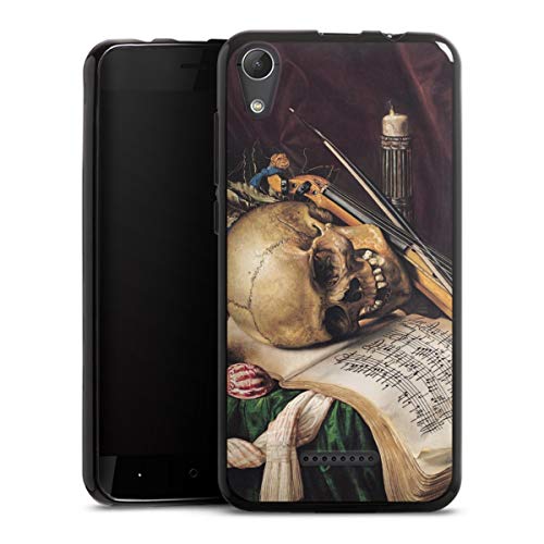 DeinDesign Coque en Silicone Compatible avec Wiko Lenny 4 Ã‰Tui Silicone Coque Souple Peinture Têtes de Mort