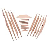 BAZEITFLOW スプルースブレースウッドキット 41インチ アコースティックギター用 Diy弦楽器製作者向けパーツ 17ピースセット 音調整と構造補強用