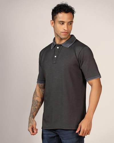 Image of Leriya Fashion T Shirt for Men || Men T-Shirt || Men Polo T-Shirt || Men Plain T-Shirt || V-Neck Collar Tshirt