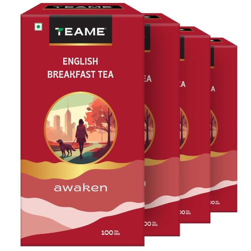 Image of TE-A-ME English Breakfast - 400 Bags (4x100) | Black Tea Bags 400
