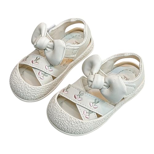 Children‘s Chinese Cherry Embroidered Sandals Walking Shoes For Girl Wedding Sandals