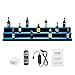 VEVOR LED Lighted Liquor Bottle Display Shelf, 3 Tiers 60 Inches, Supports USB, Illuminated Home Bar Shelf with RF Remote & App Control 7 Static Colors 1-4 H Timing, Acrylic Light Shelf