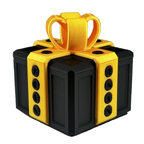 EXQDYNM Annoying Gift Box with Screws,Take Apart Box to Get Gift,Puzzle of Box toy,Surprise Funny Prank Christmas Gift Box,Hilarious Money Card Container,Novelty Box?6cm*cm?