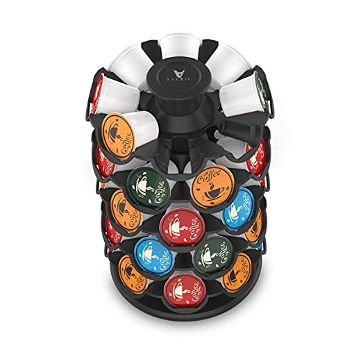 Everie Coffee Pod Storage Carousel Holder Organizer Compatible with 40 Keurig K-Cup Pods