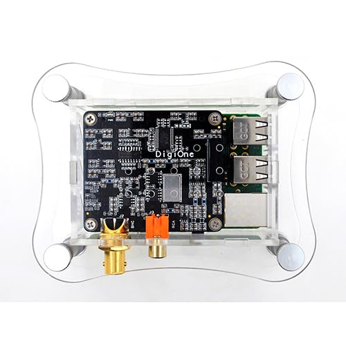 DigiOne Player Digital Audio Streamer with Raspberry Pi 3B+ / Pi 4 (2GB) | Ultra-Low Jitter SPDIF Transport | BNC & RCA Output | 16GB Preloaded microSD | Premium Acrylic Case-image-21