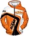 Felpa con Cappuccio da Uomo K.T.M 3D per Moto da Auto Felpa con Cappuccio da Felpa con Cappuccio Giacche con Cappuccio con Zip,XXL/XX~Large Orange 02