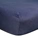 Trend Lab Navy Flannel Crib Sheet, Blue