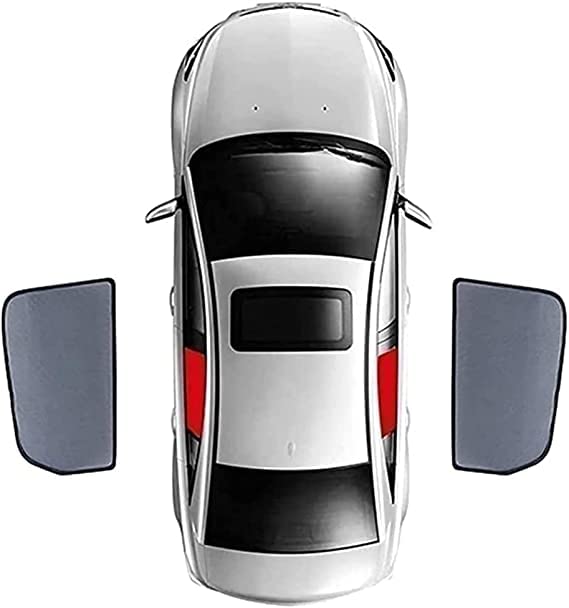 Auto Finestrini Parasole per Toyota Comfort Hybrid Taxi, Finestrini Laterali Parabrezza Tendine Visiera, Bloccare Raggi UV Privacy Protezione Tenda, Auto Accessori,2pcs~Rear~Doors