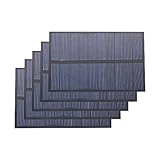 5Pcs Mini Solar Panels for Solar Power, 5V 175mA Mini Solar Panel Kit DIY Electric Toy Photovoltaic Cells Solar Epoxy Cell Charger 3.86'*2.48'(98mm*63mm)