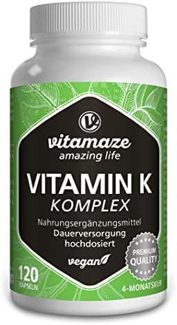 Vitamaze Vitamina K Complesso K1+K2 2200 mcg 120 Capsule