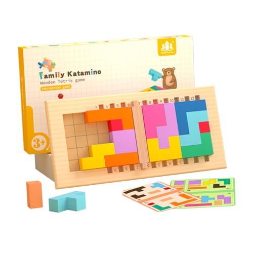 WESIEVYA 1 Juego Bloque de Madera Toys Bloques de construccion Bloques construccion Building Blocks Bloques de construcción Juguete para Juguete de Aprendizaje temprano