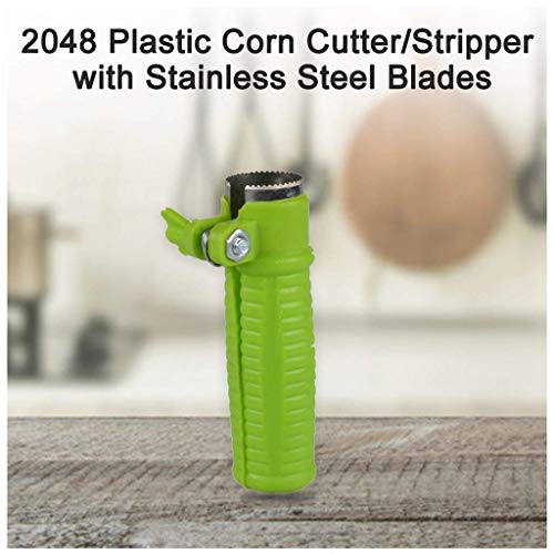 Image of Gambit Plastic Corn Cutter /Stripper with Stainless Steel Blades (Multicolor)