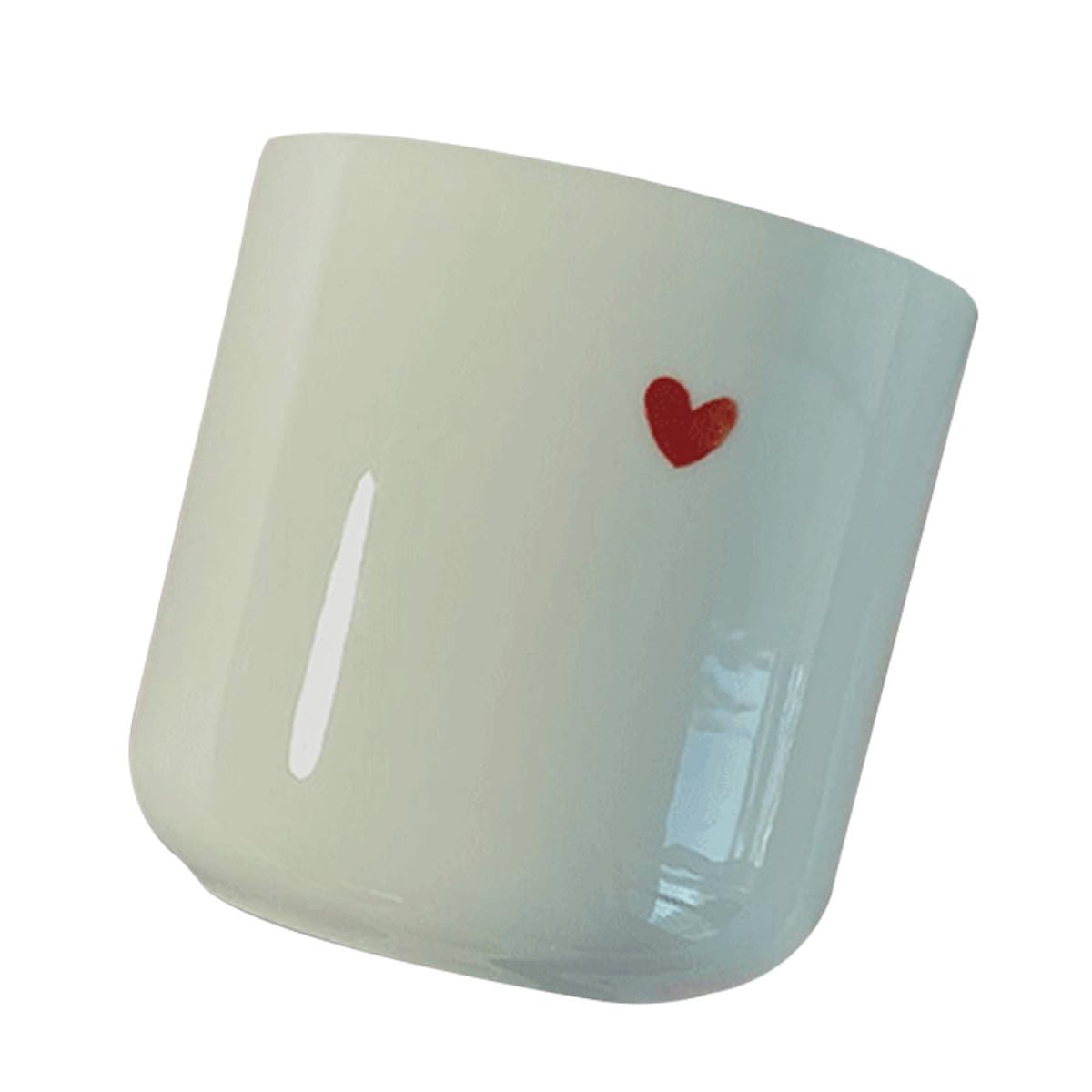 Red Ceramic Heart Ceramic Cup 150ml Bone China Coffee Mug Couple Water Glass Household Tea Cup for Home and Party