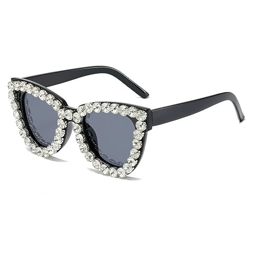 laureles 2023 Fashion Diamond Square Sunglasses Women Oversized Rhinestones Sun Glasses Female Shade UV400