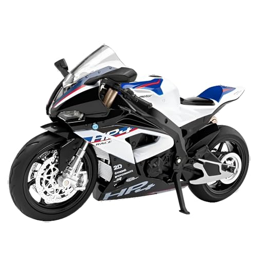 Image of 1:12 Scale HP4 Race Diecast Motorcycle Model - Realistic Collectible Toy Bike, Kickstand & Detailed Graphics - Perfect for Collectors & Gift for Bike Lovers(Assorted Colours)