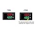 bayite Volt Amp Meter, DC 5-100V 100A Dual Display Current Voltage Meter, Digital Mini Ammeter Voltmeter Gauge with Hall Effect Sensor Current Transformer