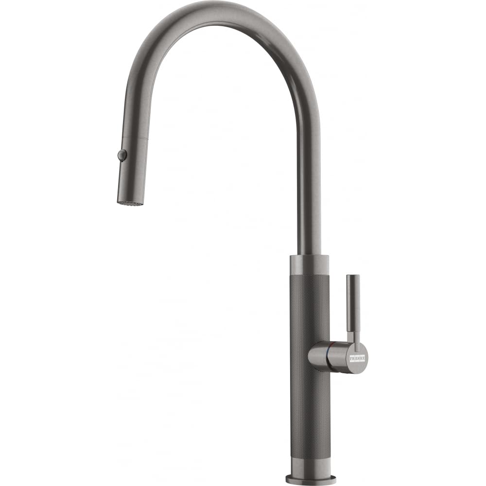 Franke 115.0711.555, Grifo de cocina Mythos Masterpiece pull-out spray, Anthracite