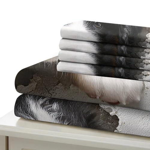 Linge de lit loutre housse de couette imprimé 3D microfibre douce adolescent - 7