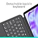 Logitech Combo Touch iPad Pro 13-inch (M4)(2024) Keyboard Case - Detachable Backlit Keyboard with Kickstand, Comfortable Typing, Multi-use Mode - Graphite