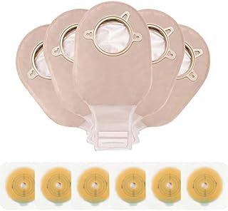 Carbou 21 PCS Ostomy Supplies Colostomy Bags Two Piece Drainable Pouches with Closure 12