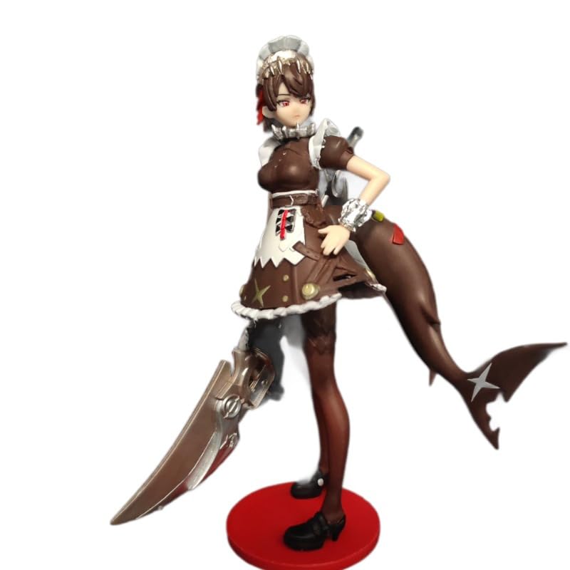 REOZIGN Ellen Joe Figurine Anime Combat Ellen Joe 16 cm/6.3 Inches Collection Decoration Handmade Model for Anime Fans Gift