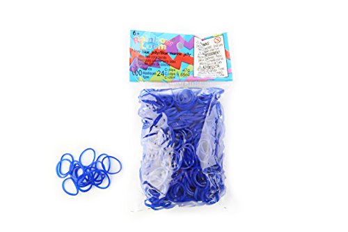 Elastiques Rainbow Loom Bleu Marine Jelly