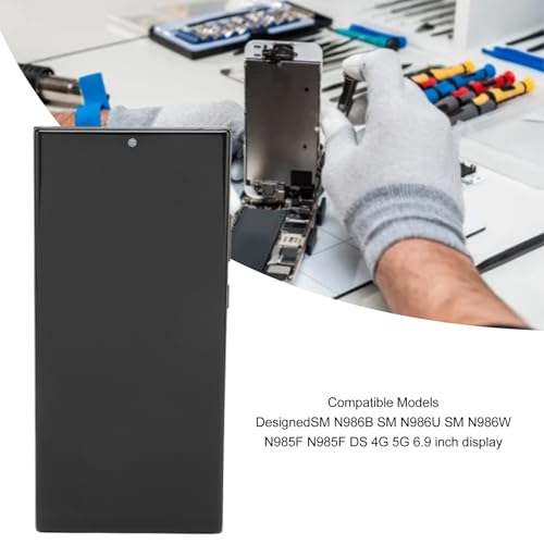 Phone Screen Assembly for Note20 Ultra, Note20 Ultra 6.9 Inch Touchscreen Digitizer Assembly, N986B N986U N986W N985F N985F DS 4G 5G (Black) by Dpofirs - Image 2