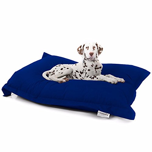 rucomfy Bean bags Indoor/Outdoor Squarbie Pet Bean bag-Royal Blue