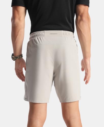 Image of Jockey MV20 Men Recycled Microfiber Elastane Stretch Solid Active Wear Shorts with Zipper Pockets and StayFresh Treatment