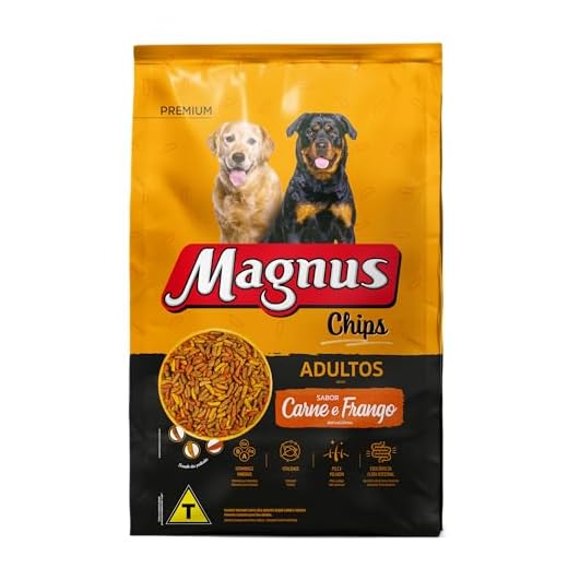 Magnus Ração Seca Para Cães Adultos Chips 15Kg Adimax