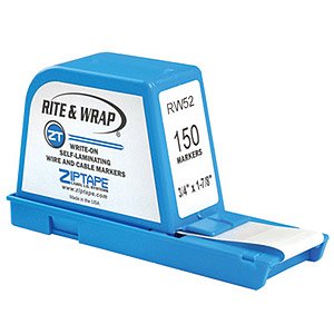 ZipTape Wire Label Dispenser, 150 markers