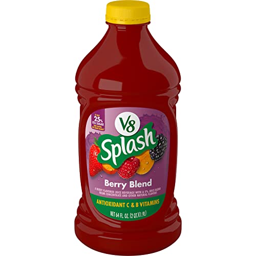 25% coupon - V8 Splash Berry Blend Juice Beverage, 64oz, 6 Bottles