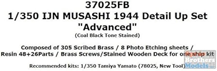 Amazon | PONTOS MODEL ポントスモデル 1/350 日本海軍戦艦 武蔵 1944