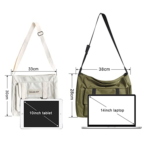 SUYGGCK Mochila Simple Messenger Bag Estudiantil-Yellow