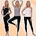 Breathffy 3 Pcs Women Thermal Tank Top - Loose Fit Plus Size Thick Warm Sleeveless Warm Fleece Lined Camis Underwear Top Base Layer (Black,White,Gray,Medium)