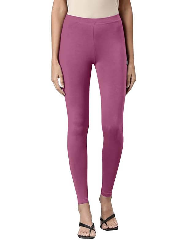 trendmalls Women's Microfiber Elastane Stretch Soft Ankle Length Leggings with Ultrasoft Waistband-picture-37