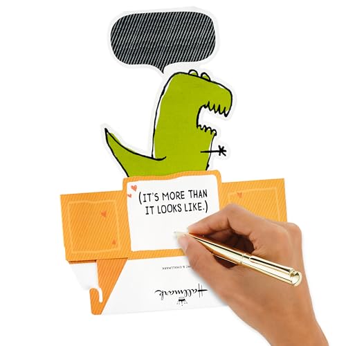 Hallmark Cartão Pop Up de Dia dos Pais ou Cartão de Aniversário Divertido para Ele (T-Rex) Paper Won