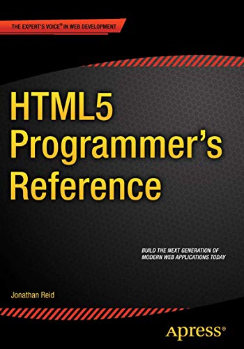 HTML5 Programmer's Reference view 2