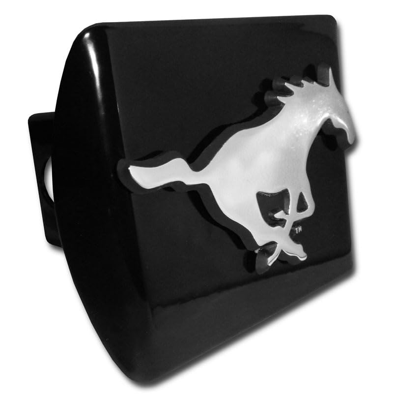 Southern Methodist University (Mustang) Black Hitch Cover