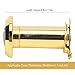 Safety Door Viewer, 2Pcs Large Door Viewer, 220-degree with Heavy Duty Rotating Cover, Zinc Alloy Security Peephole for, door viewers (Simple 16 gold aperture 16-19 door thickness