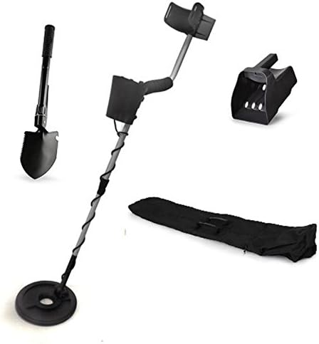 Duramaxx ?Advanced One? Gold Seeker Treasure Hunter Metal Detector Set (Up to 3m Search Depth, Waterproof Search Coil, Complete Set) Black/Silver